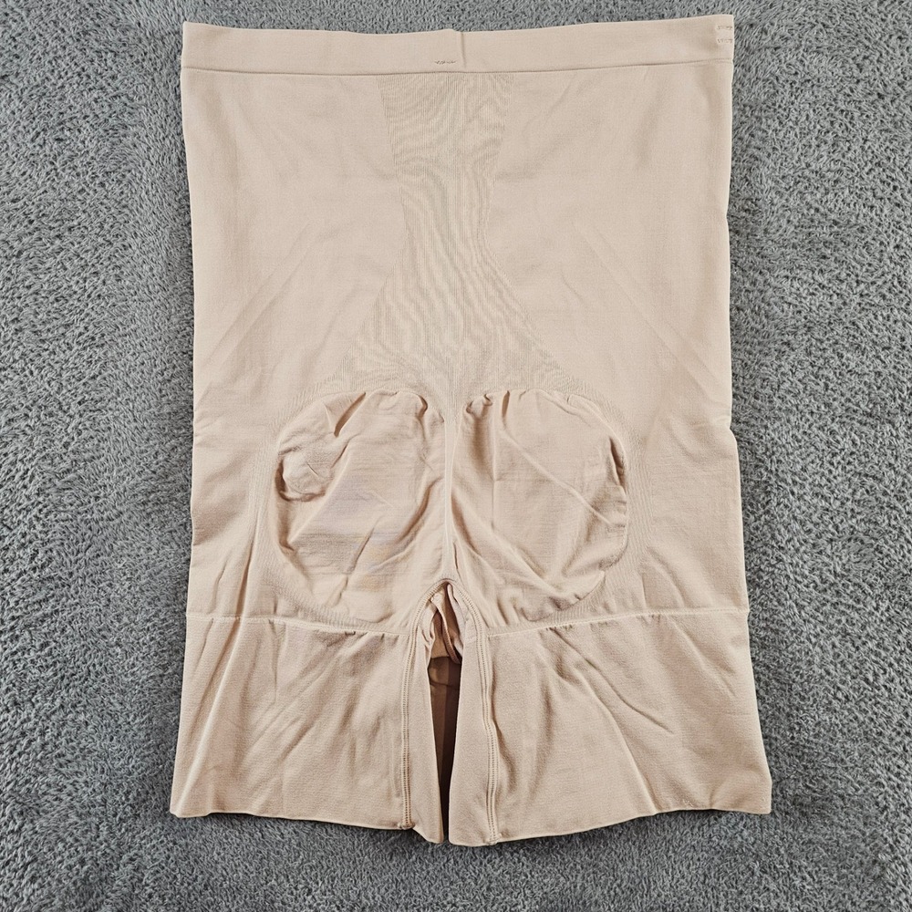 Spanx Higher Power Mid-Thigh Shaper Beige High Waist PS1915 Womens 2X - Picture 2 of 10